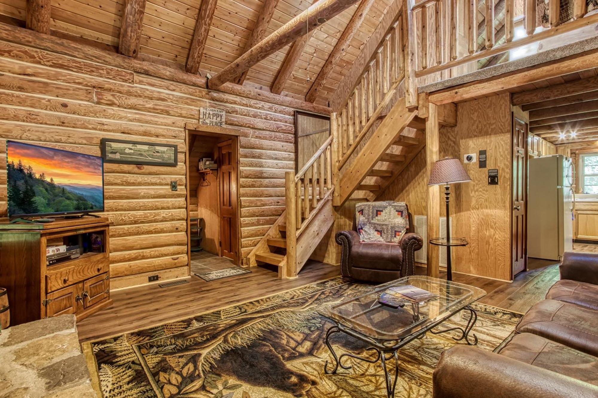 Very Private, Real Log Cabin With Hot Tub! Sevierville Kültér fotó
