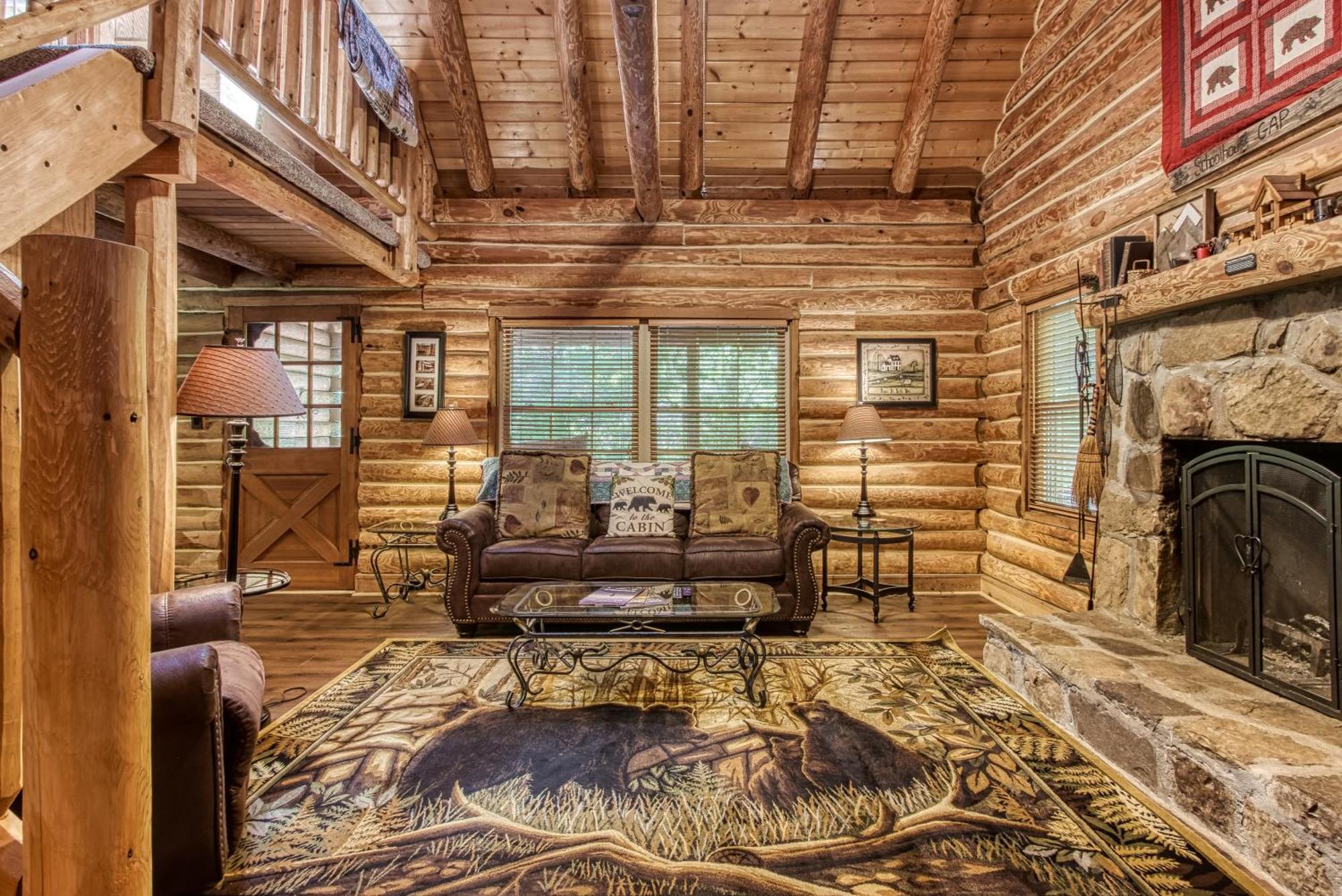 Very Private, Real Log Cabin With Hot Tub! Sevierville Kültér fotó